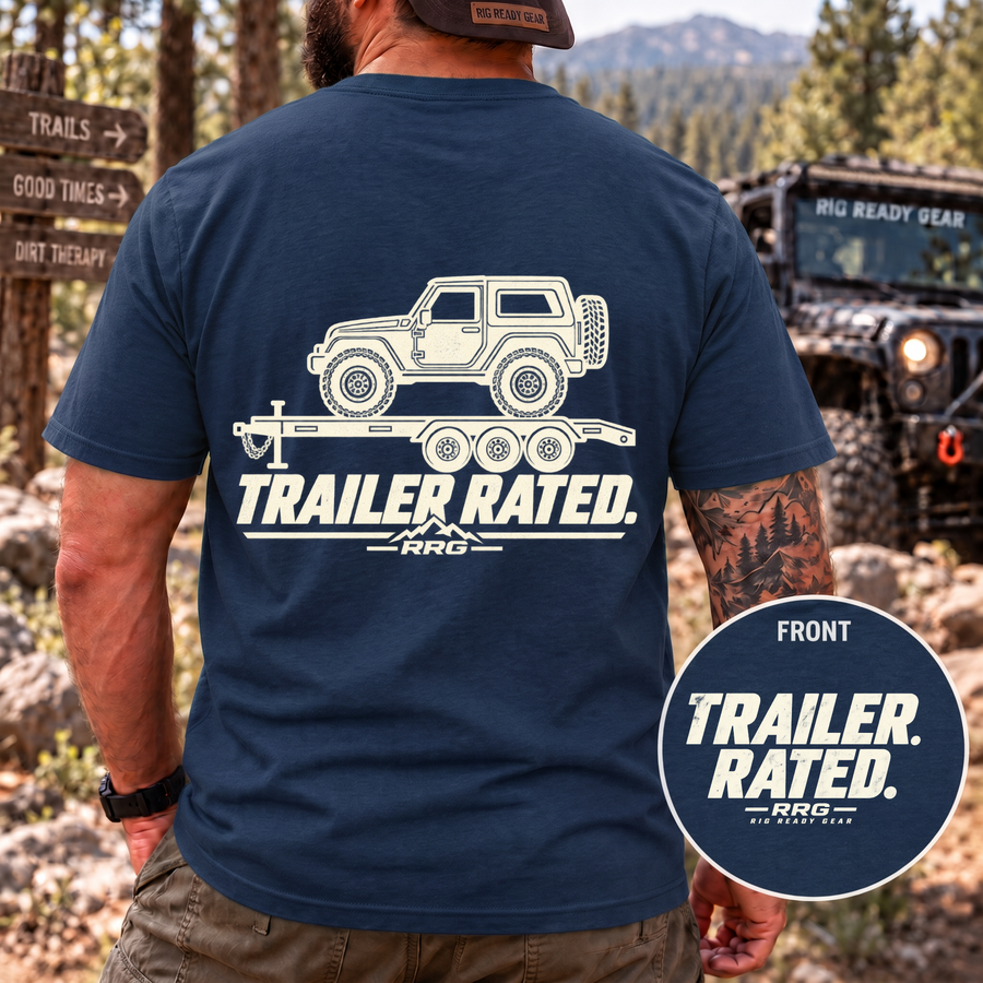 TRAILER RATED — 2 DOOR T-shirt