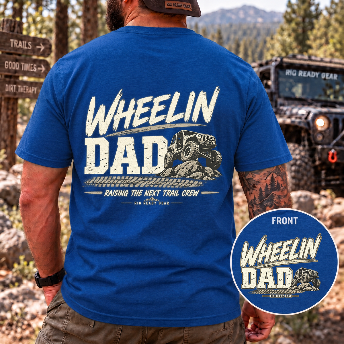 WHEELIN DAD T-shirt
