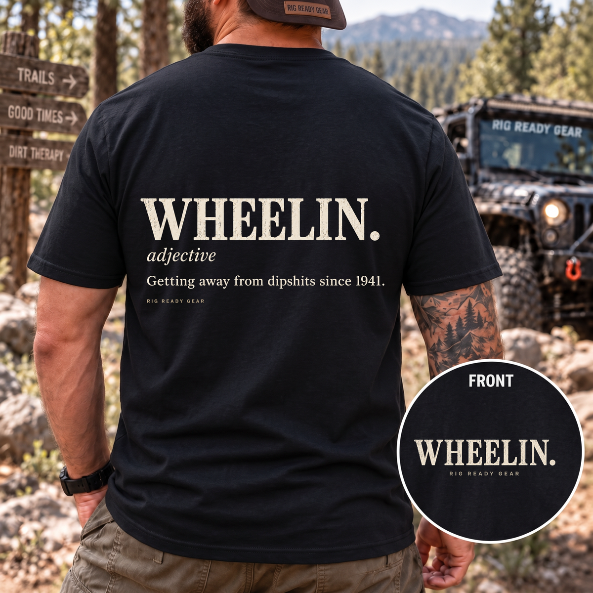 WHEELIN. Dictionary T-shirt