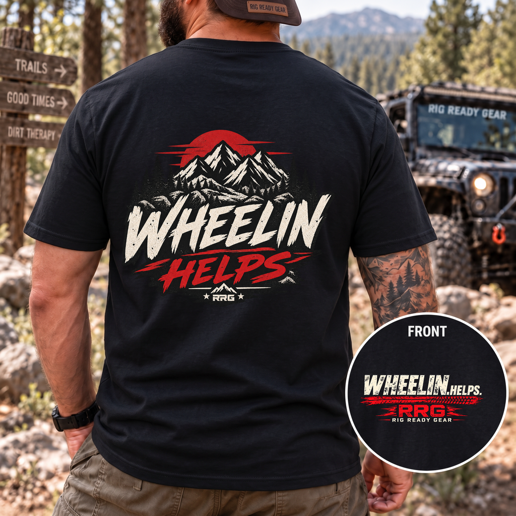 WHEELIN HELPS T-shirt