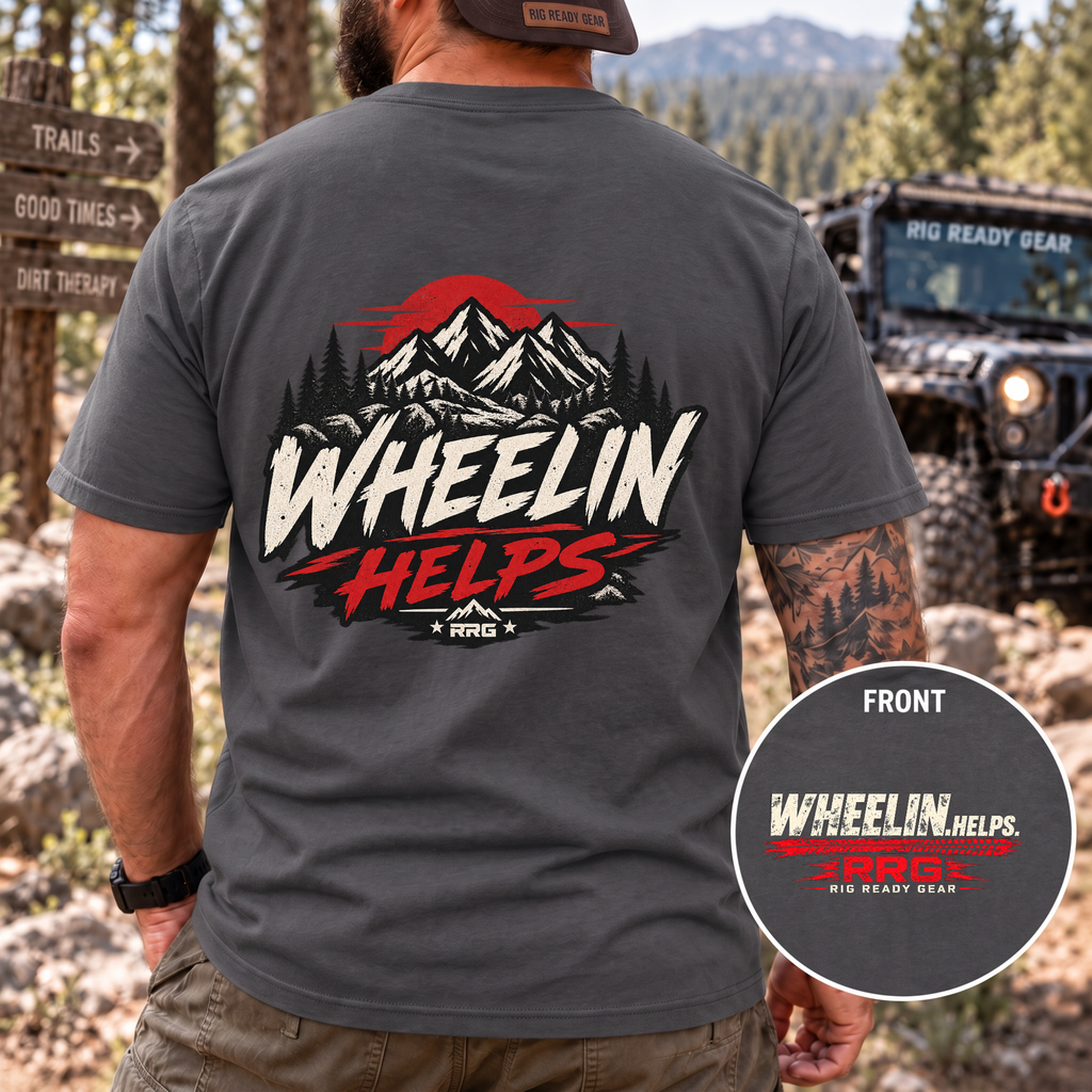 WHEELIN HELPS T-shirt