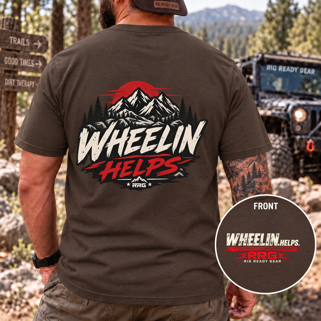WHEELIN HELPS T-shirt
