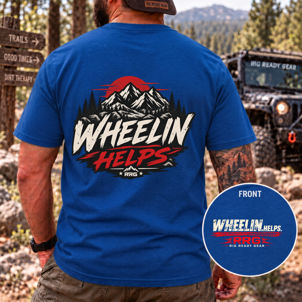 WHEELIN HELPS T-shirt